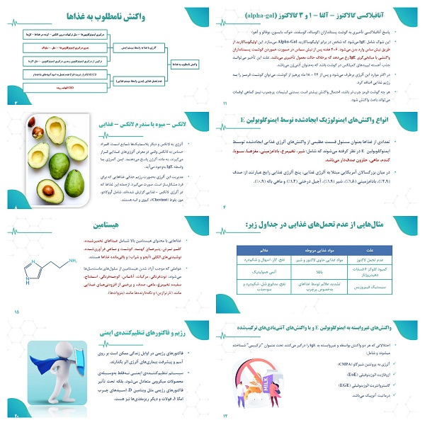 پاورپوینت آنافیلاکسی القاشده توسط غذا